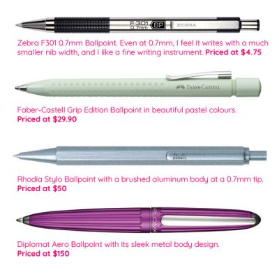 Rollerball vs. Ballpoint vs. Gel Pen – Kensington Art Supply