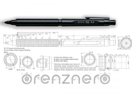 Pentel Orenz Nero